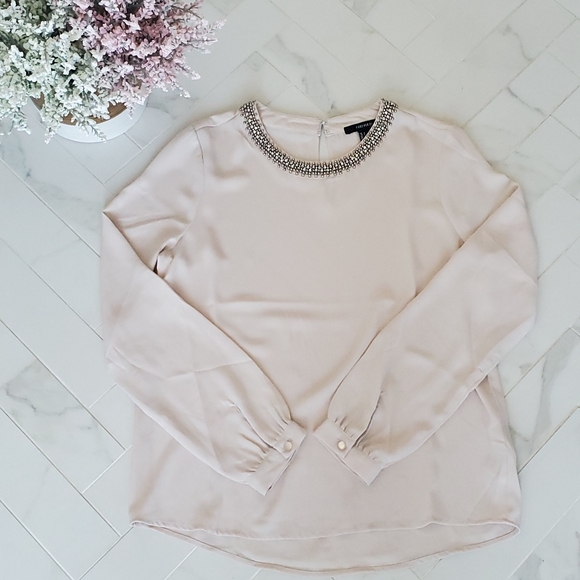 FOREVER 21 Beaded Blouse - Picture 2 of 4